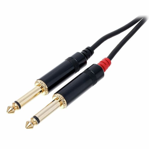 Swift Eventverleih Zwillingskabel 3m 2x 6,3mm Klinke / 2x 6,3mm Klinke